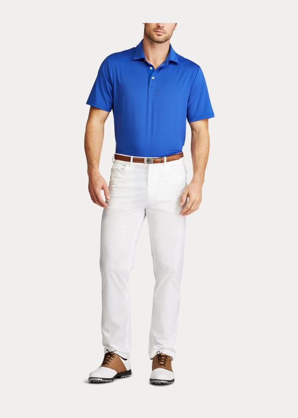 Ralph Lauren Classic Fit Performance Polo Herre Danmark (FMAIZ7925)